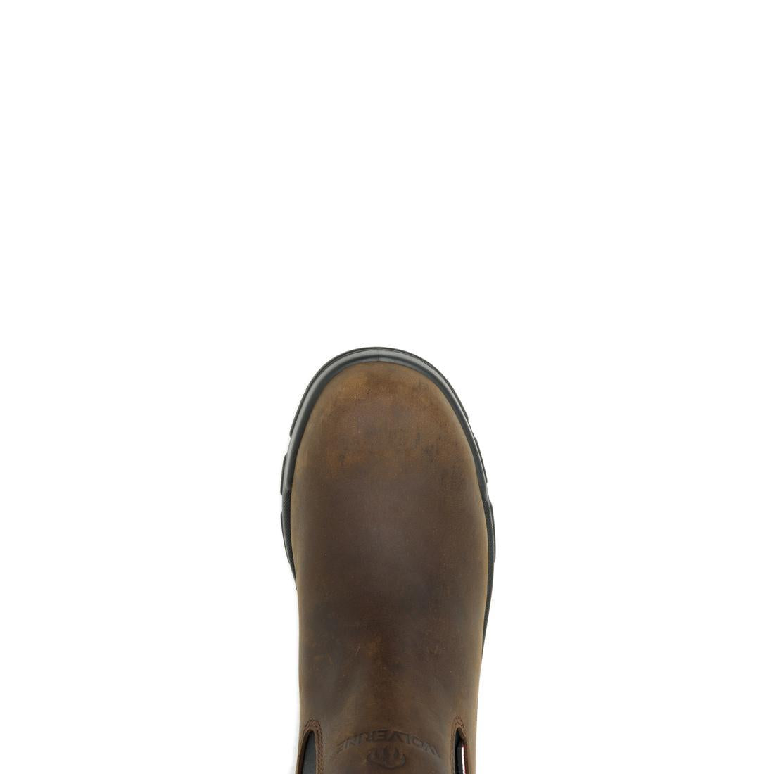 Wolverine DuraShocks® SR Icon Romeo CarbonMax® Toe Work Boot – Dark Brown W241102 Upper Image