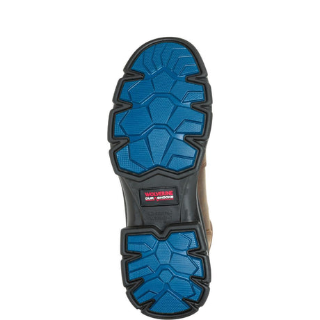 Wolverine DuraShocks® SR Icon 6" Soft Toe Work Boot – Dark Brown Soft-Toe,W240023 Sole Image