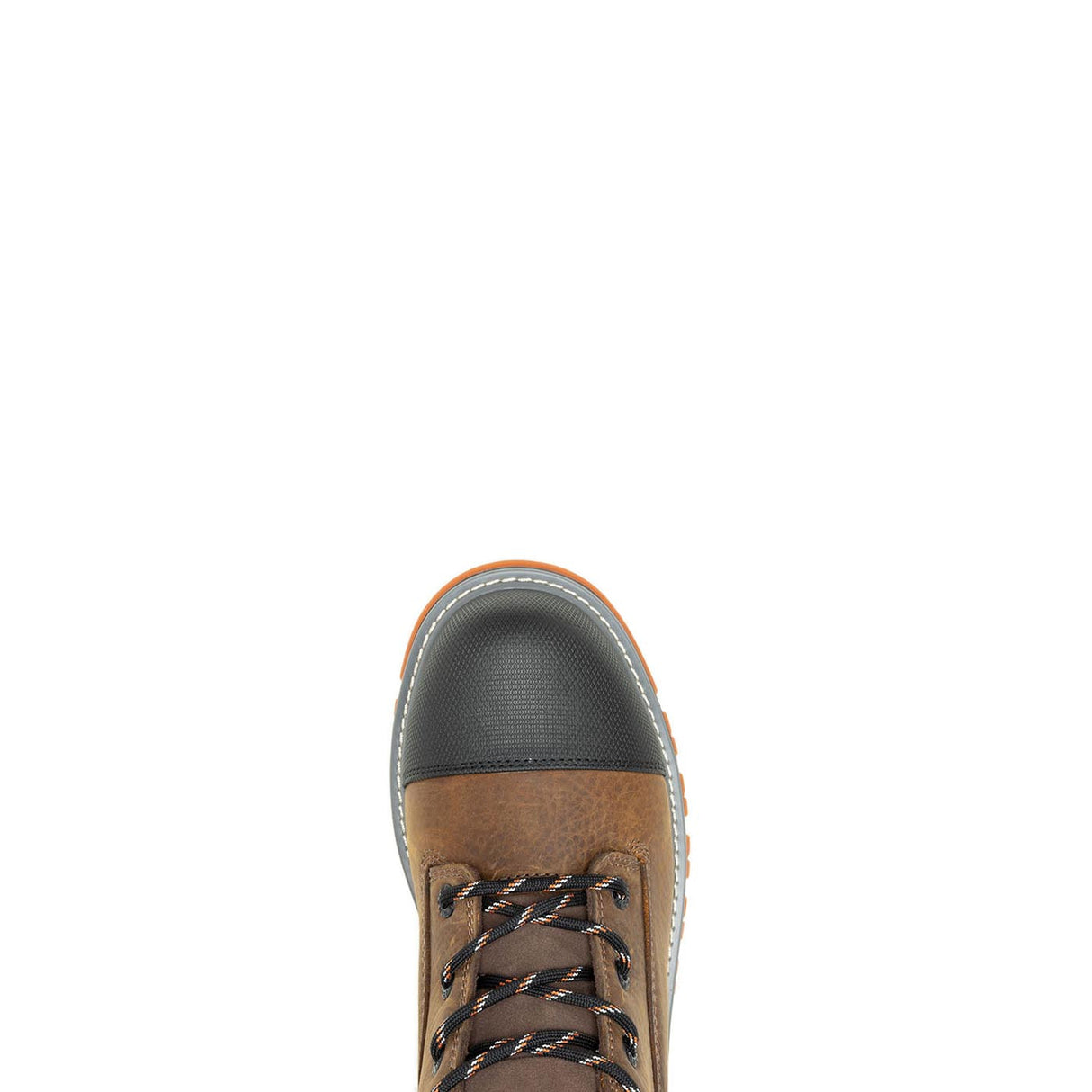 Wolverine Floorhand LX Cap-Toe 6" Waterproof Work Boot Sudan Brown W230058 Heel Image