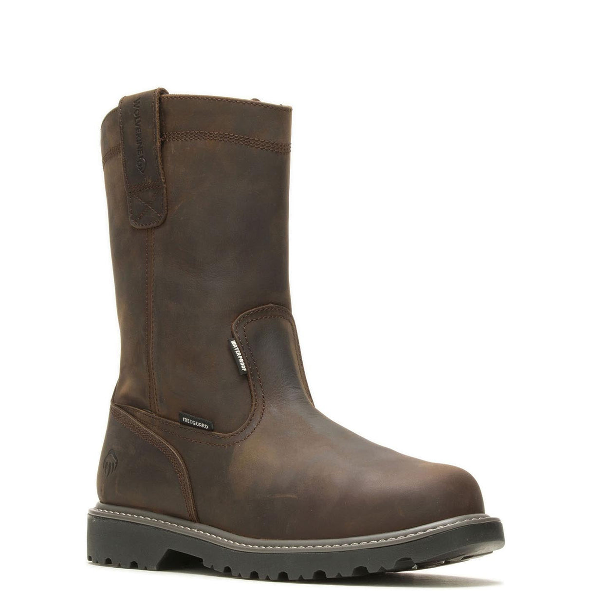 Wolverine Floorhand Met-Guard Waterproof Steel-Toe Wellington Work Boot steel toe,W231025 Medial Image