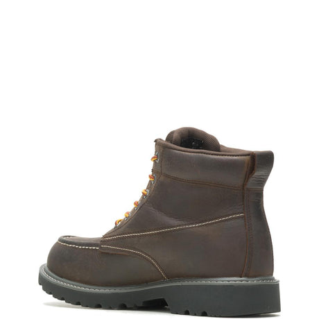 Wolverine Floorhand Moc-Toe 6" Waterproof Work Boot Soft-Toe,W230025 Heel Image