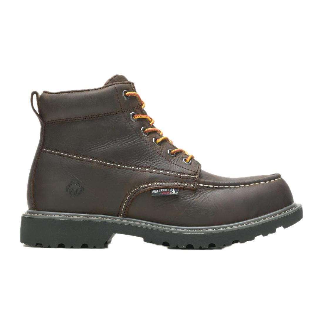 Wolverine Floorhand Moc-Toe 6" Steel-Toe Waterproof Work Boot Steel-Toe,W221048 Cover Image