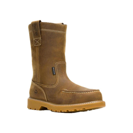 Wolverine Floorhand Moc-Toe Waterproof Steel-Toe Pull-On Work Boot Wheat W241194 Cover Image