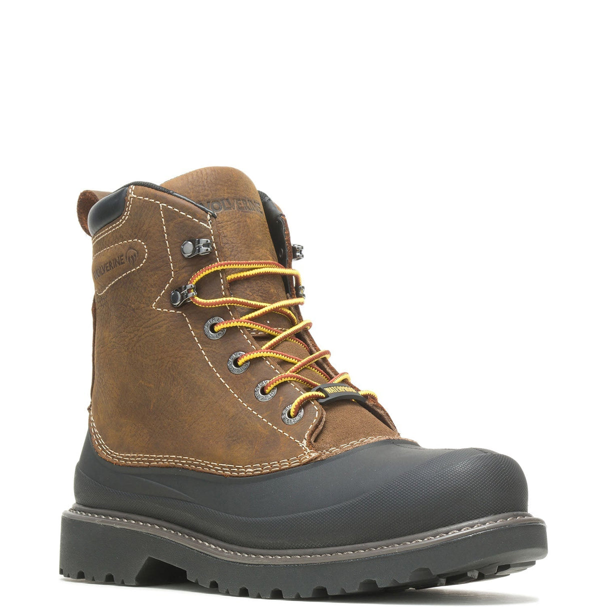 Wolverine Floorhand Swamp Steel-Toe Waterproof Work Boot steel toe,W221019 Heel Image