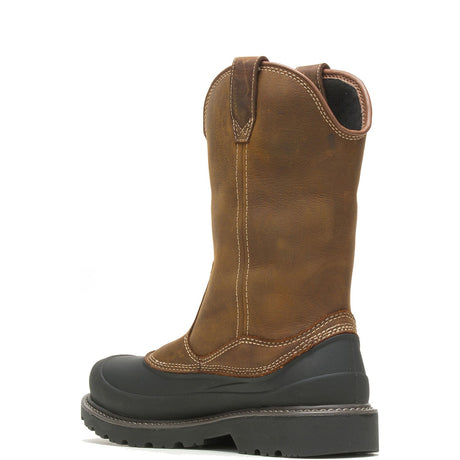 Wolverine Floorhand Swamp Waterproof Steel-Toe Pull-On Work Boot steel toe,W221020 Heel Image