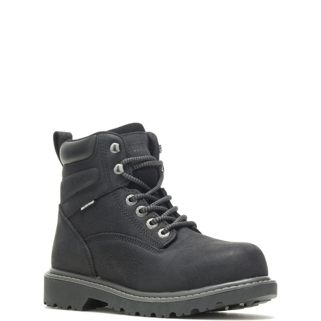 Wolverine Floorhand Women's Waterproof 6" Steel-Toe Work Boot Steel-Toe,W201153 Medial Image