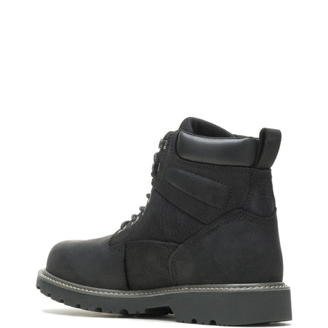 Wolverine Floorhand Waterproof 6" Work Boot Black Soft-Toe,W10691 Heel Image