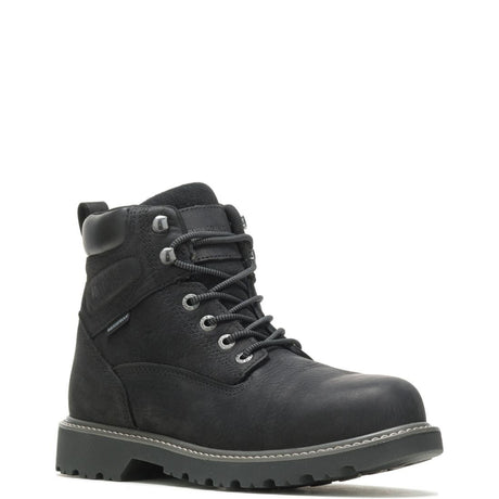 Wolverine Floorhand Waterproof 6" Work Boot Black Soft-Toe,W10691 Medial Image