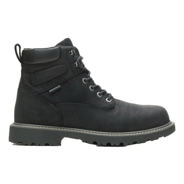 Wolverine Floorhand Waterproof 6" Work Boot Black Soft-Toe,W10691 Cover Image