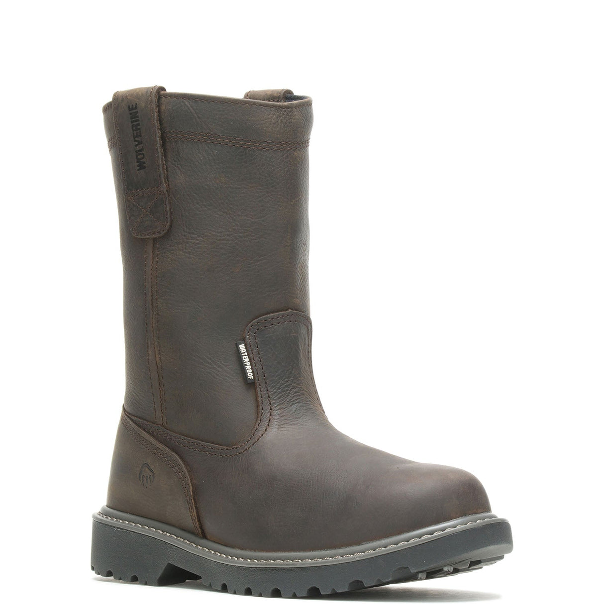 Wolverine Floorhand Waterproof Sotf-Toe Pull On Work Boot W10682 Medial Image