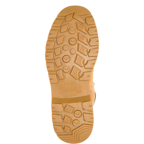 Wolverine Floorhand Waterproof 6" Steel-Toe Work Boot Wheat steel toe,W10632 Upper Image