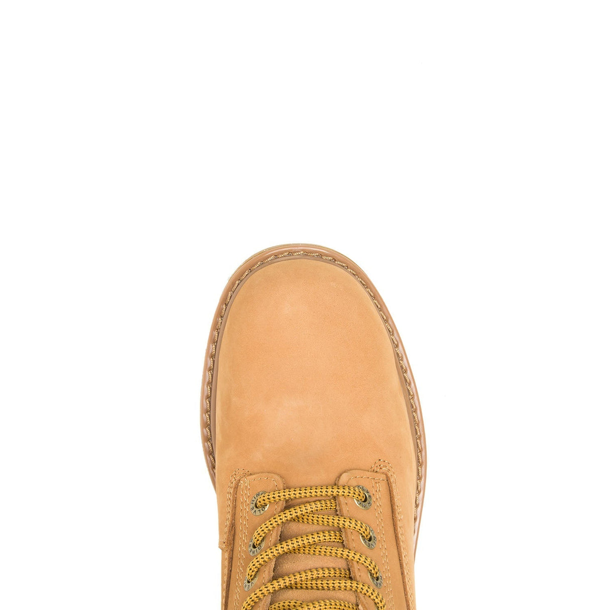 Wolverine Floorhand Waterproof 6" Steel-Toe Work Boot Wheat steel toe,W10632 Heel Image