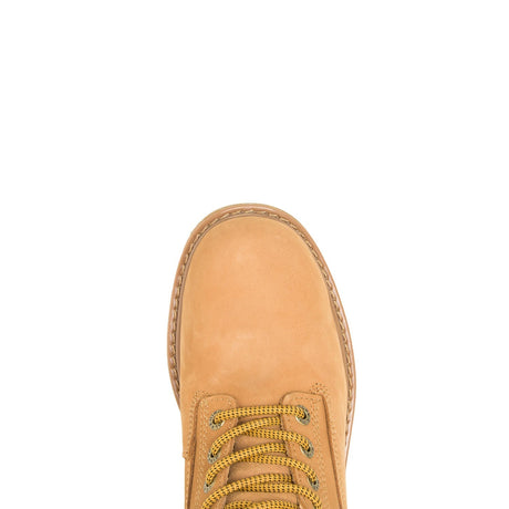 Wolverine Floorhand Waterproof 6" Steel-Toe Work Boot Wheat steel toe,W10632 Heel Image