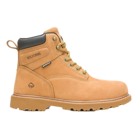 Wolverine Floorhand Waterproof 6" Steel-Toe Work Boot Wheat steel toe,W10632 Cover Image
