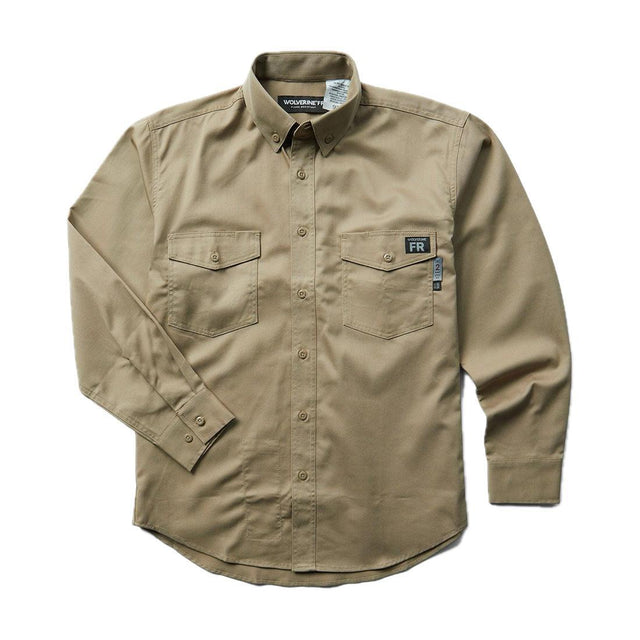 Wolverine Flame-Resistant Long-Sleeve Twill Shirt shirts,W1203320-236 Cover Image
