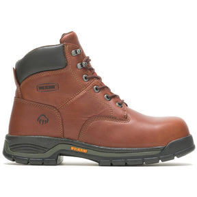Wolverine Harrison Soft-Toe Work Boot Brown Profile View