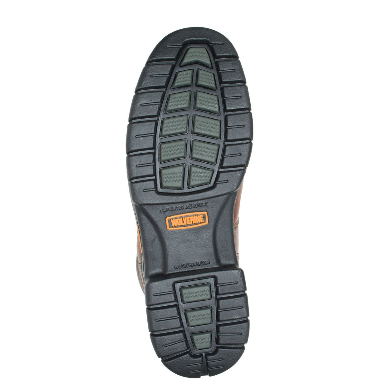 Wolverine Harrison Steel-Toe Work Boot Brown steel toe,W04904 Upper Image