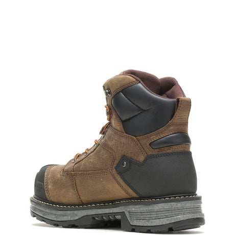 Wolverine Hellcat HD UltraSpring Waterproof CarbonMax Work Boot Brown W211135 Heel Image