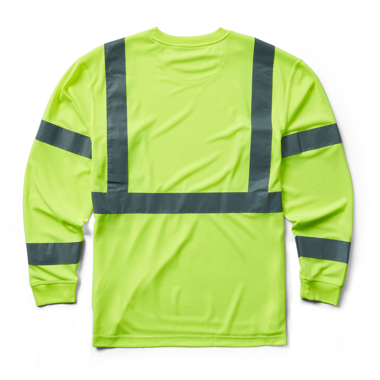 Wolverine Hi-Vis Long-Sleeve Tee (Packaged) shirts,W1201720-320 Medial Image