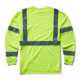 Wolverine Hi-Vis Long-Sleeve Tee (Packaged) shirts,W1201720-320 Medial Image