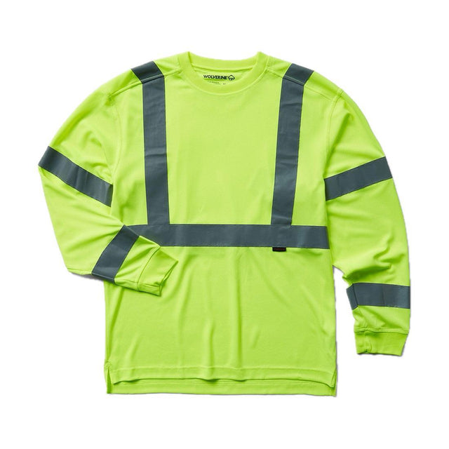 Wolverine Hi-Vis Long-Sleeve Tee (Packaged) shirts,W1201720-320 Cover Image