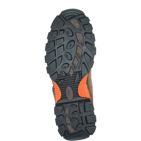 Wolverine Hudson EH Steel-Toe Work Boot Dark Brown steel toe,W02194 Upper Image