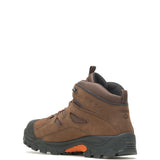 Wolverine Hudson EH Steel-Toe Work Boot Dark Brown steel toe,W02194 Heel Image