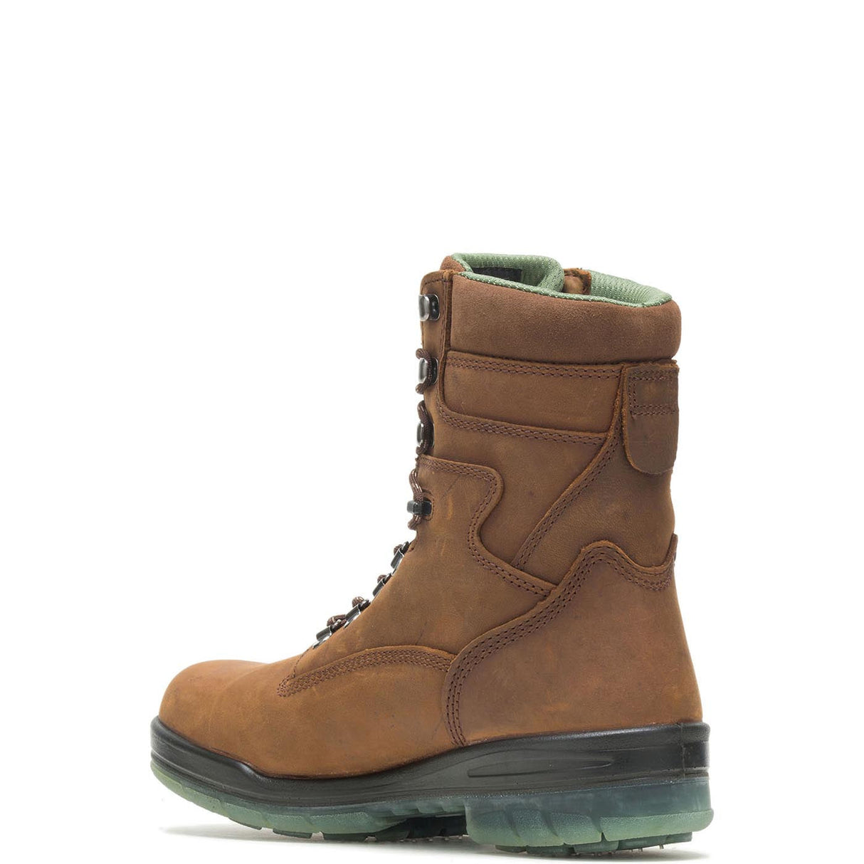 Wolverine I-90 DuraShocks® Waterproof Insulated 8" Soft Toe Work Boot – Brown steel toe,W03238 Heel Image