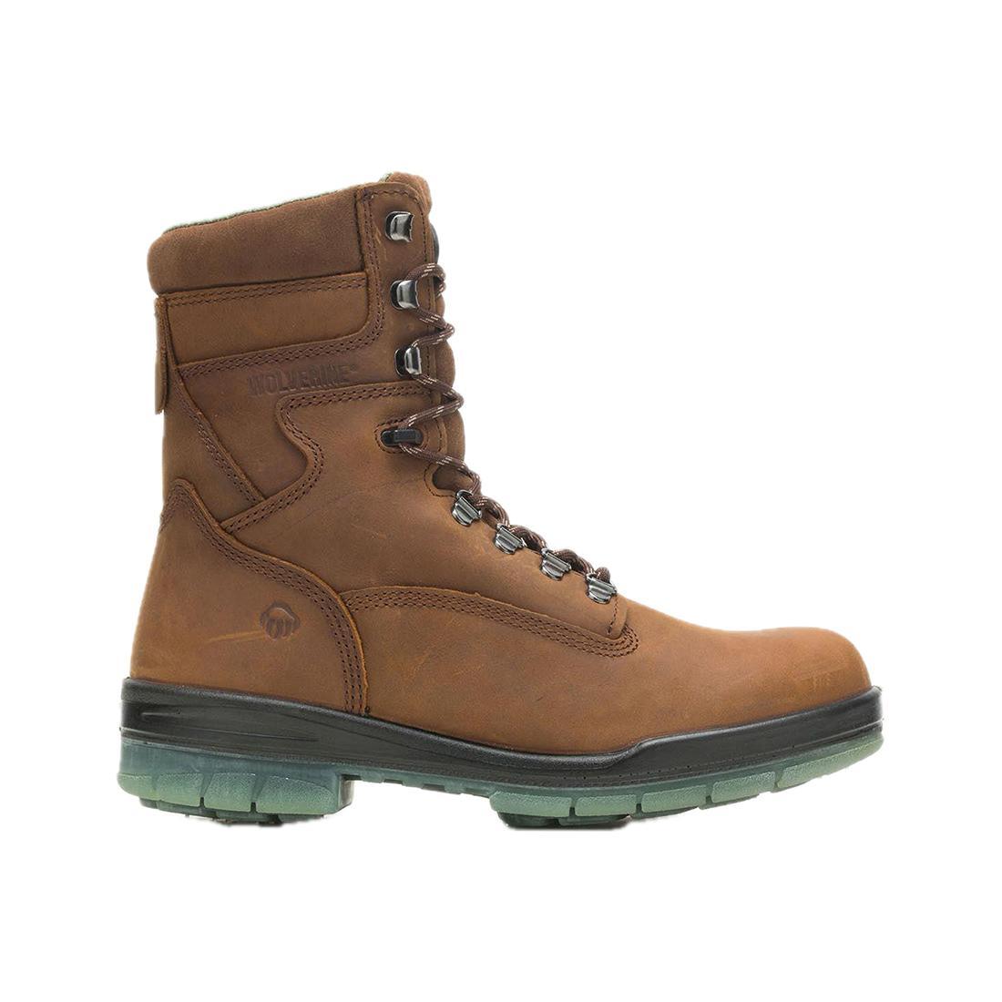 Wolverine I-90 DuraShocks® Waterproof Insulated 8" Soft Toe Work Boot – Brown steel toe,W03238 Cover Image