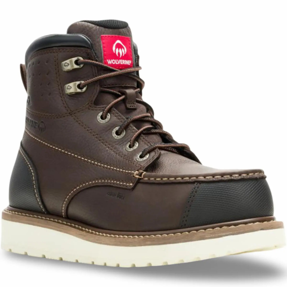 Wolverine Loader II 6-inch Composite Toe Work Boot Dark Brown, style W261030 - product image 2