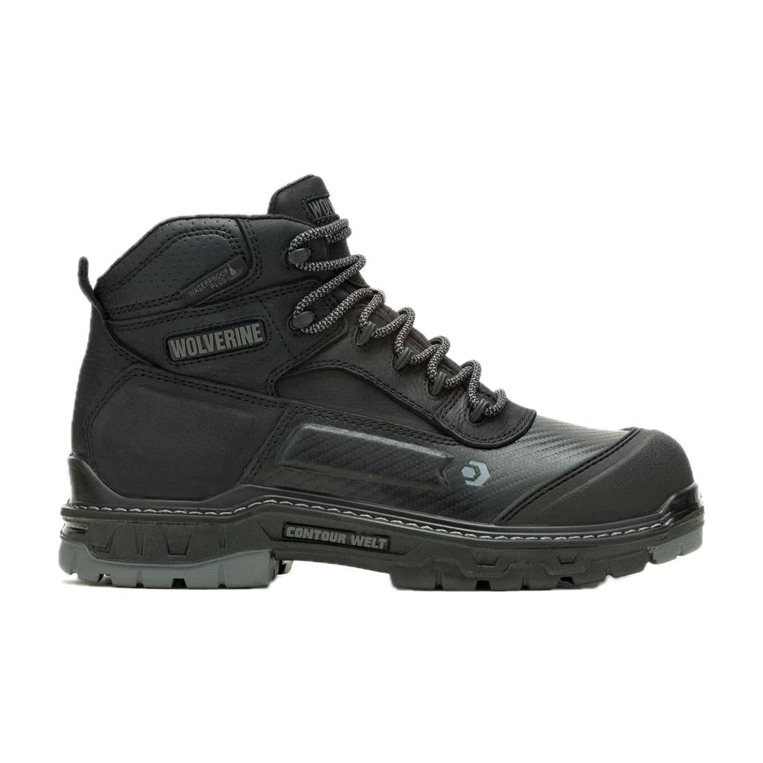 Wolverine Overpass 6" CarbonMax Work Boot Black/Grey W080167 Cover Image