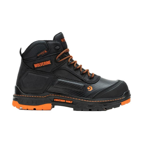 Wolverine Overpass 6" CarbonMax Work Boot Black/Orange W241180 Cover Image