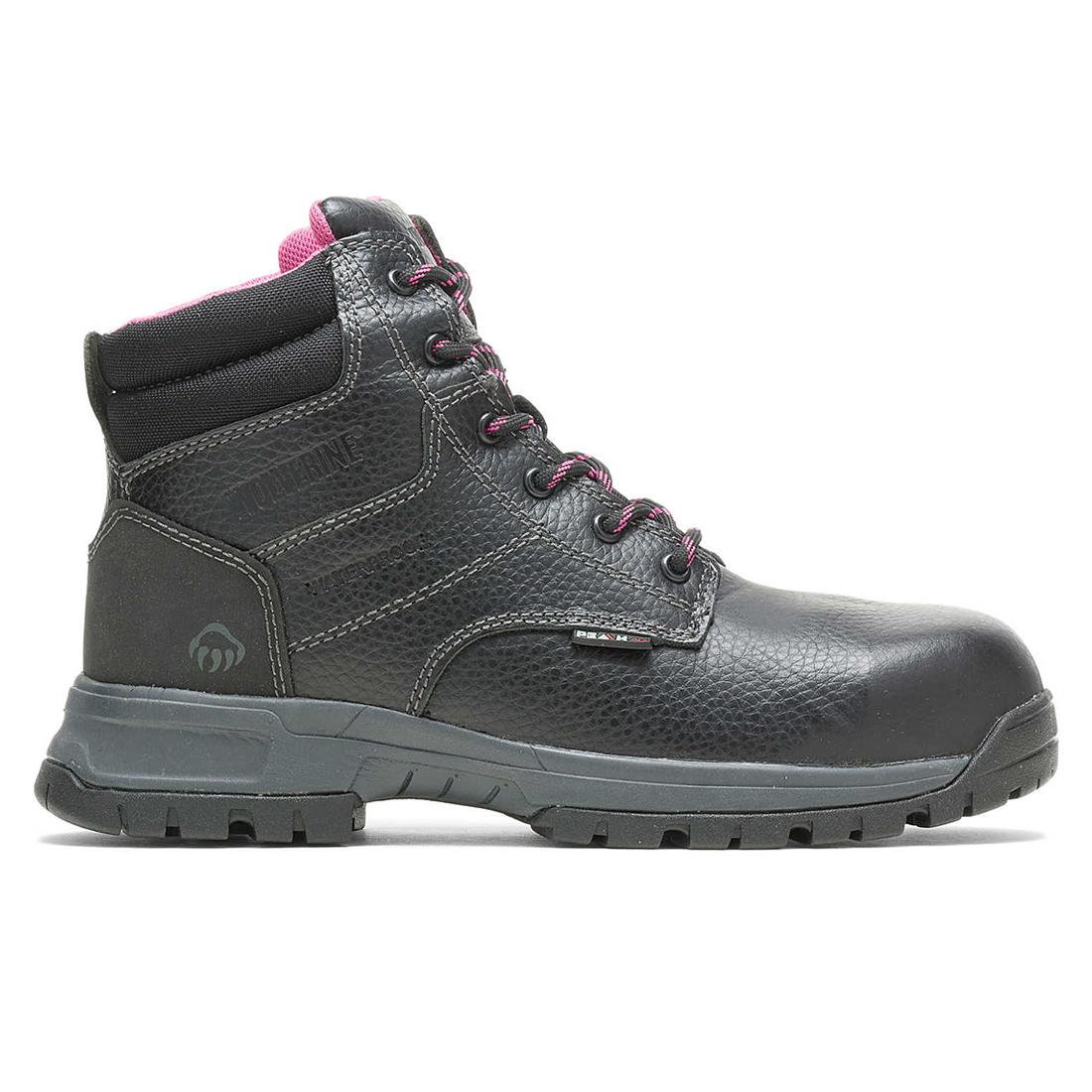Wolverine Piper Women's Waterproof Composite-Toe Work Boot Black W10181 Cover Image