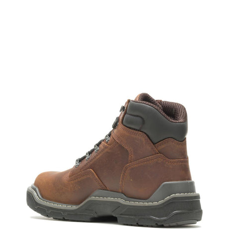 Wolverine Raider DuraShocks® Waterproof 6" CarbonMax® Work Boot – Peanut W211128 Heel Image