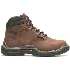 Wolverine Raider DuraShocks® Waterproof 6" CarbonMax® Met-Guard Work Boot – Peanut Profile View