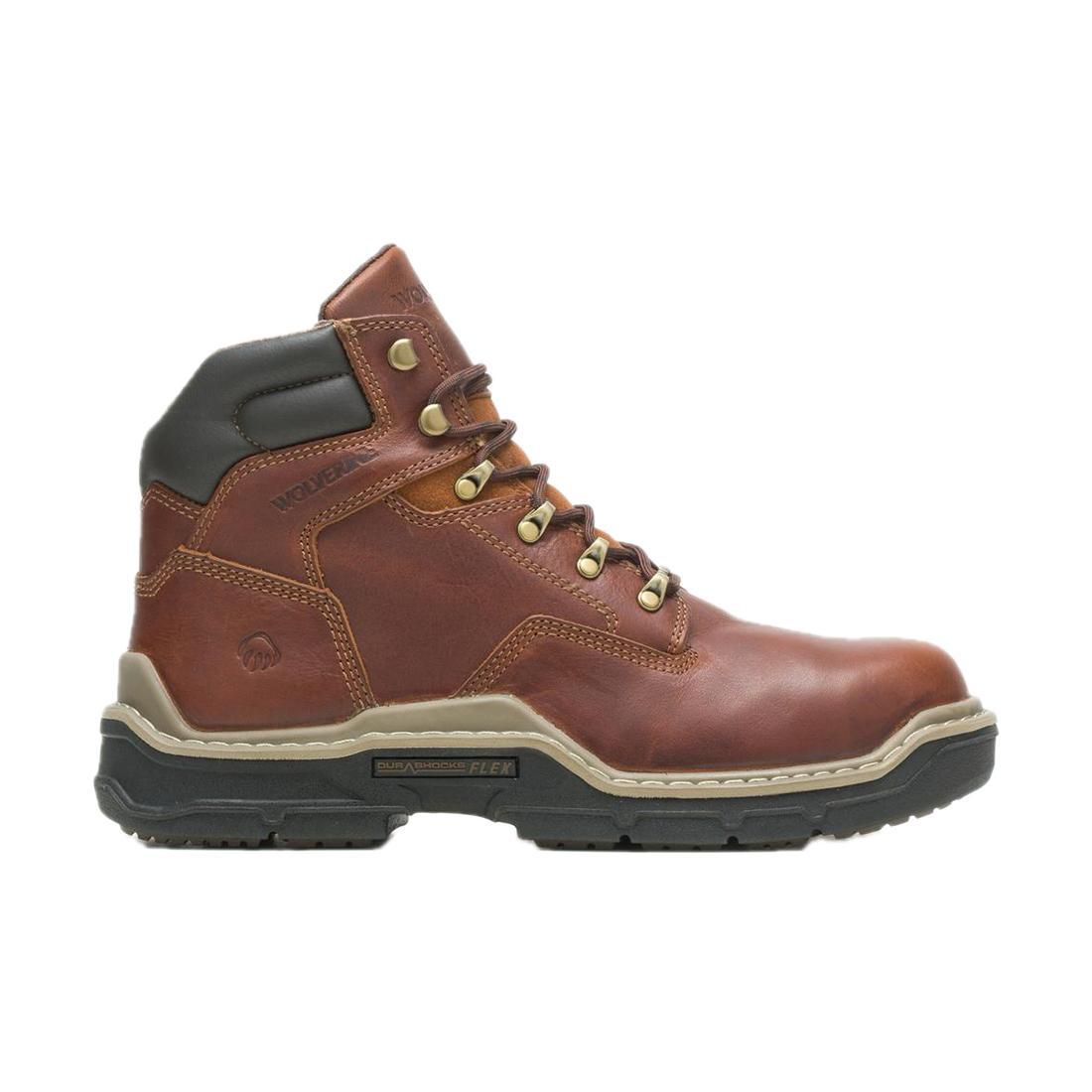 Wolverine Raider DuraShocks® 6" Soft Toe Work Boot – Peanut Soft-Toe,W210057 Cover Image