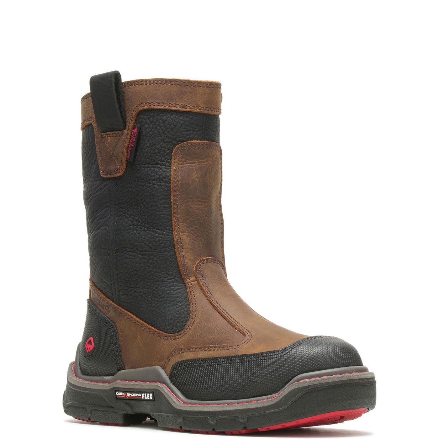 Wolverine Raider DuraShocks HD CarbonMax Pull-On Boot – Steel Toes