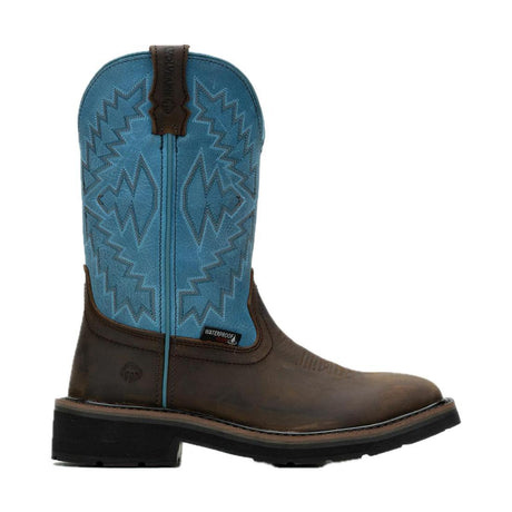 Wolverine Rancher Arrow Women's Steel-Toe Pull-On Wellington Work Boot Blue Steel-Toe,W241053 Cover Image