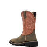 Wolverine Rancher Arrow Women's Steel-Toe Pull-On Wellington Work Boot Rose Steel-Toe,W241052 Heel Image