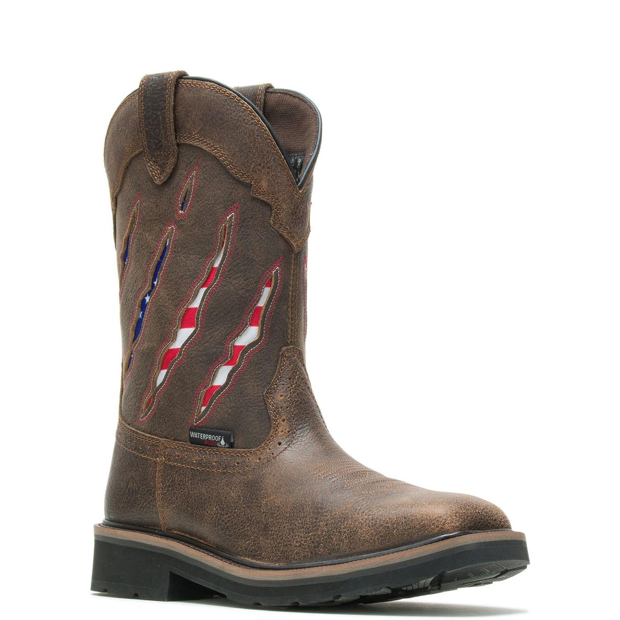 Wolverine Rancher Claw Soft-Toe Waterproof Pull-On Wellington Work Boot W200138 Medial Image
