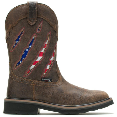 Wolverine Rancher Claw Soft-Toe Waterproof Pull-On Wellington Work Boot Profile View