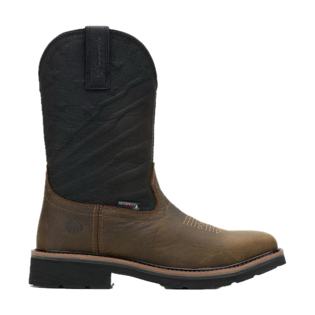 Wolverine Rancher Flag LX Steel-Toe Pull-On Wellington Work Boot Black Steel-Toe,W241185 Cover Image