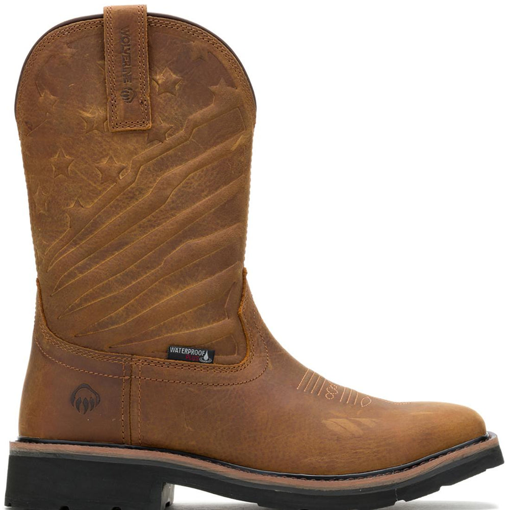 Wolverine Rancher Flag LX Steel Toe WP Boot Brown – Steel Toes