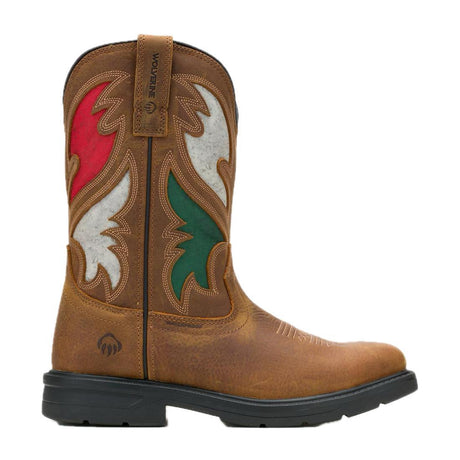 Wolverine Rancher Flag Steel-Toe Pull-On Wellington Work Boot Mexico Flag W241183 Cover Image