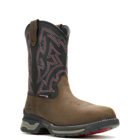Wolverine Rancher Infnty CarbonMax Pull-On Work Boot Black W251138 Medial Image