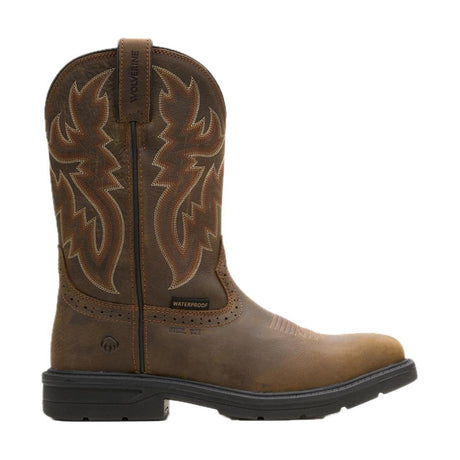 Wolverine Rancher Level Steel-Toe Pull-On Wellington Work Boot Dark Coffee Steel-Toe,W251049 Cover Image