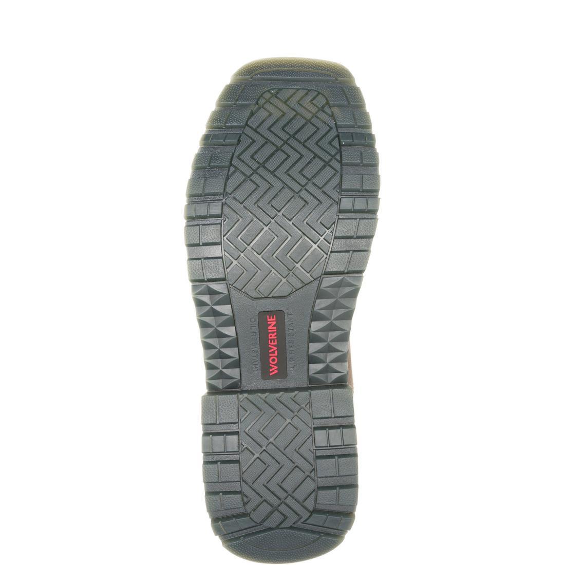 Wolverine Rancher Pro Hyprest Nano-Toe Pull-On Wellington Work Boot Cashew W251013 Sole Image