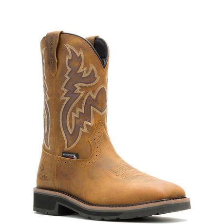 Wolverine Rancher Wing Steel-Toe Pull-On Work Boot Cashew W251070 Medial Image