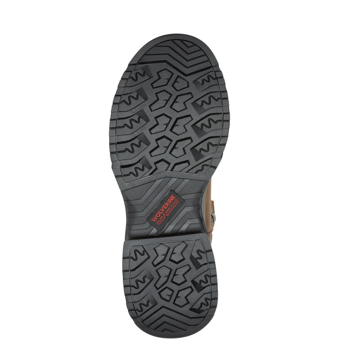 Wolverine ReForce EnergyBound™ 6" Waterproof CarbonMax® Work Boot – Brown W241023 Sole Image