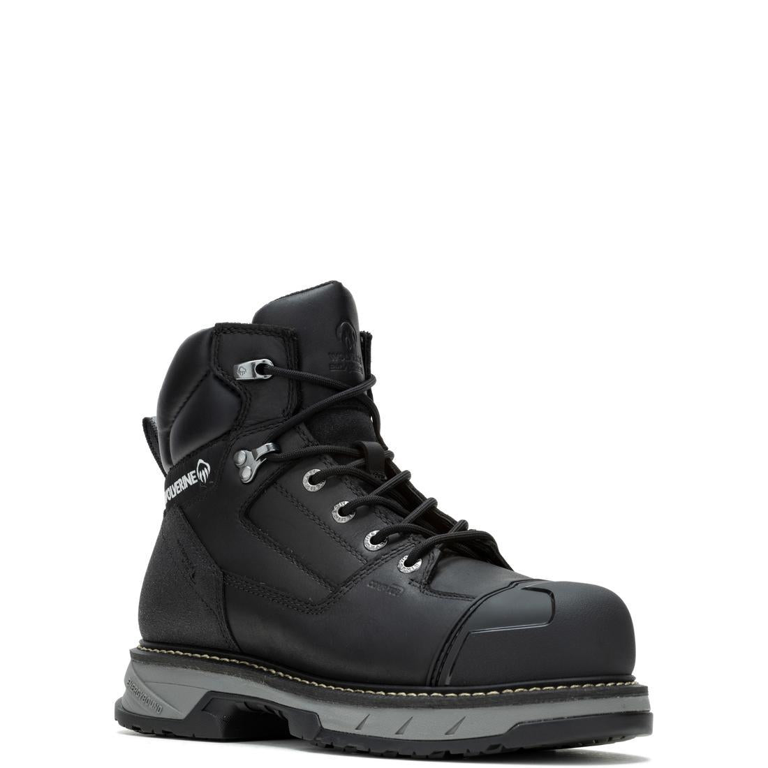 Wolverine ReForce EnergyBound™ Heavy-Duty 6" Waterproof CarbonMax® Work Boot – Black W241112 Medial Image